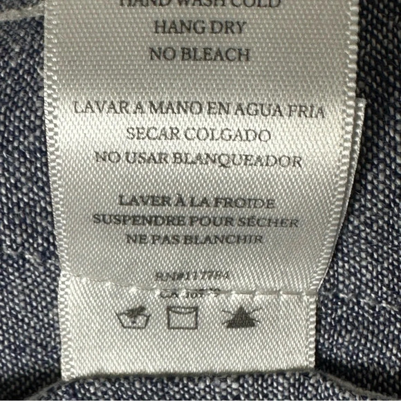 Rails Kyra Linen Rayon Blue White Striped Jumpsuit Sz: Small - Picture 10 of 13